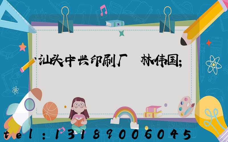 汕头中兴印刷厂 林伟国